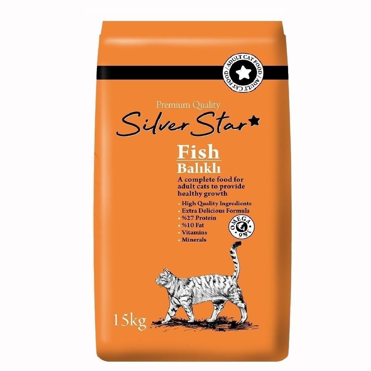 Yetişkin Kedi Mamaları | Silver Star Balıklı Yetişkin Kedi Maması 15 Kg | silverstarbalık | 